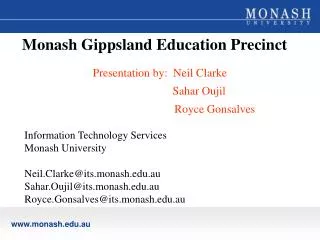 Monash Gippsland Education Precinct