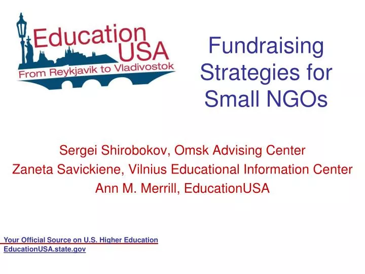 fundraising strategies for small ngos