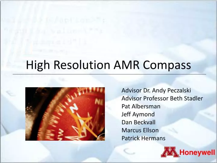 high resolution amr compass