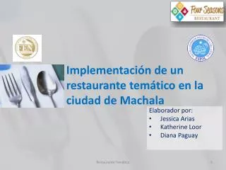 Implementación de un restaurante temático en la ciudad de Machala