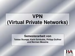 VPN (Virtual Private Networks)