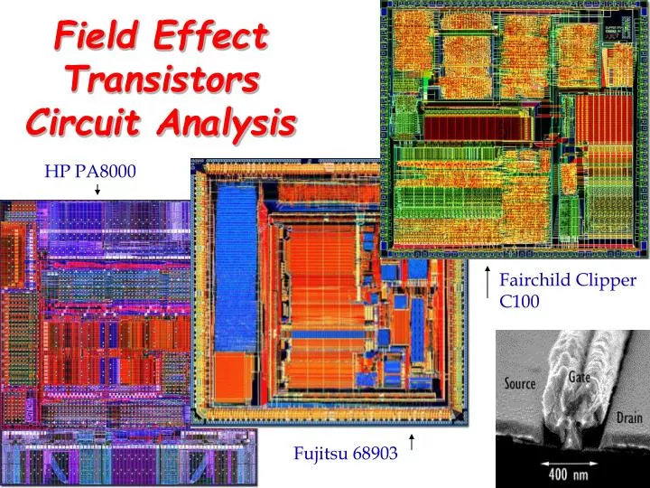 field effect transistors circuit analysis