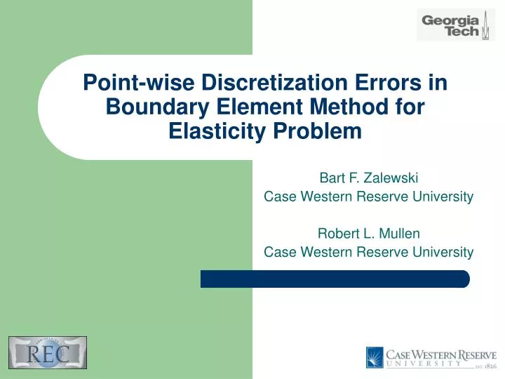point wise discretization errors in boundary element method for elasticity problem