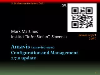 a mavis (amavisd-new) Configuration and Management 2.7.0 update