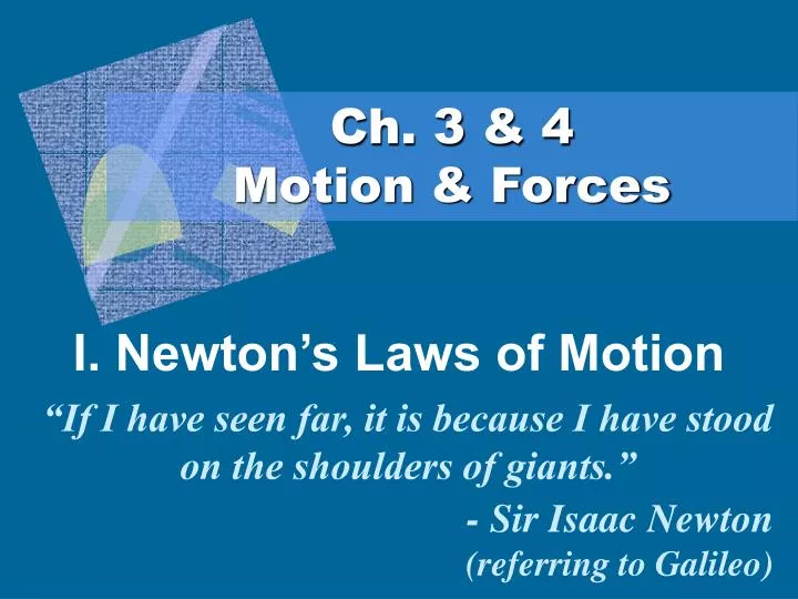 ch 3 4 motion forces
