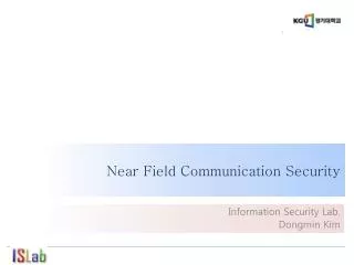 Near Field Communication Security