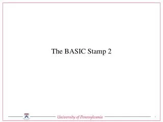 The BASIC Stamp 2