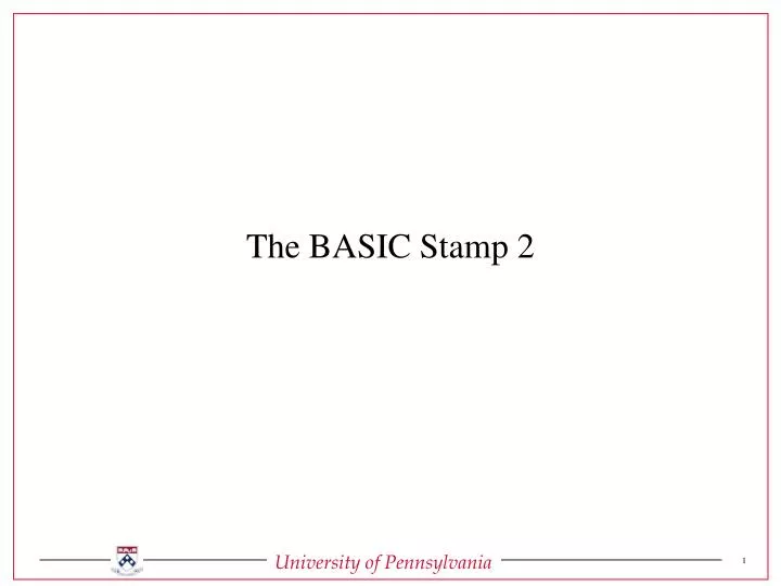 the basic stamp 2