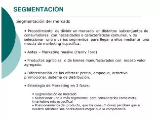 segmentaci n