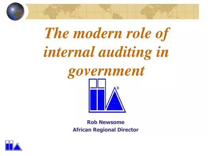 the modern role of internal auditing in government