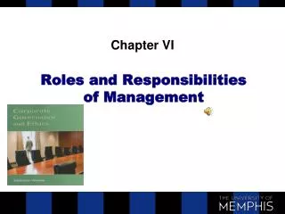 Roles and Responsibilities of Management