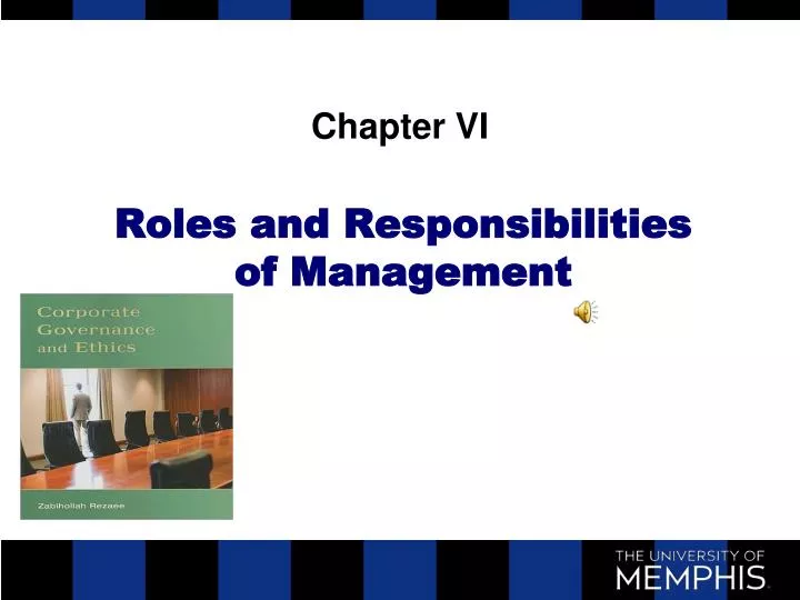 roles and responsibilities of management