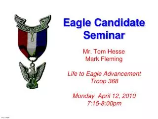 Eagle Candidate Seminar