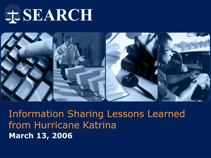 information sharing lessons learned from hurricane katrina