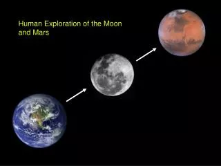Human Exploration of the Moon and Mars