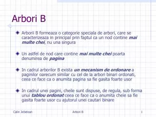 arbori b