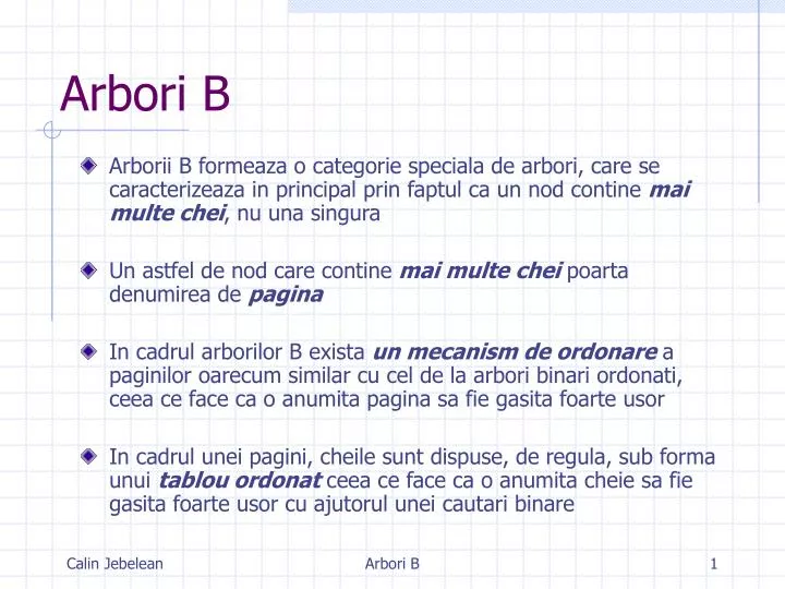 arbori b