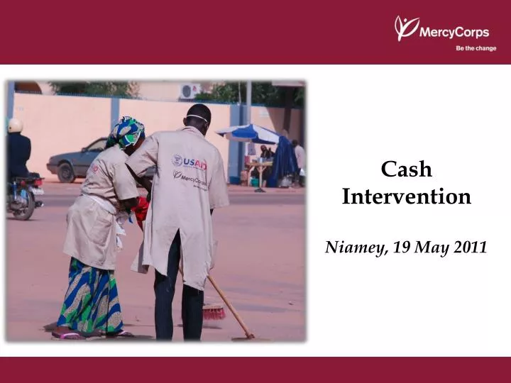 cash intervention niamey 19 may 2011