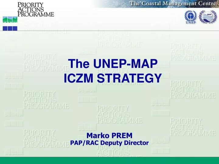 the unep map iczm strategy