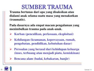 sumber trauma