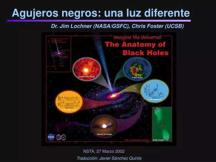 agujeros negros una luz diferente