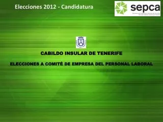 Elecciones 2012 - Candidatura