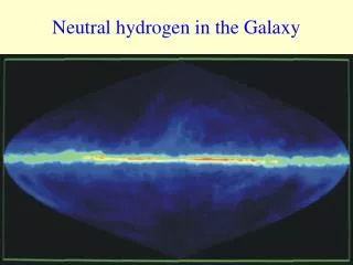 Neutral hydrogen in the Galaxy