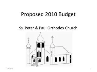 Proposed 2010 Budget