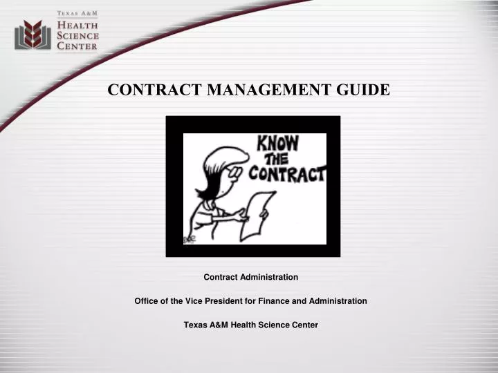 contract management guide