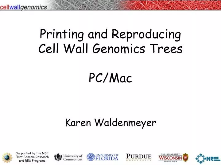 printing and reproducing cell wall genomics trees pc mac