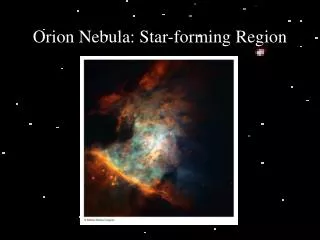 Orion Nebula: Star-forming Region