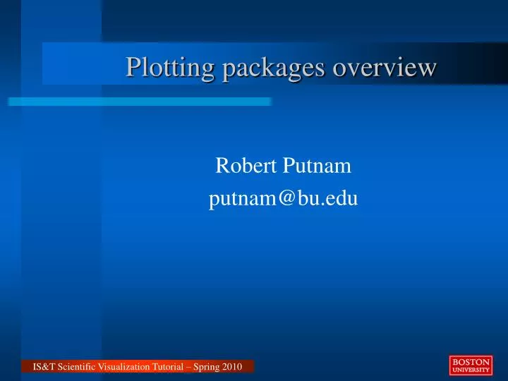 plotting packages overview