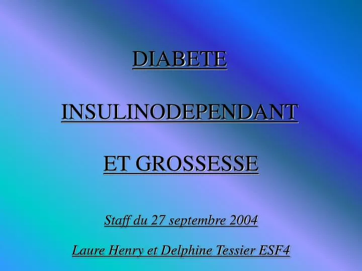 diabete insulinodependant