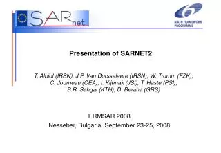 Presentation of SARNET2