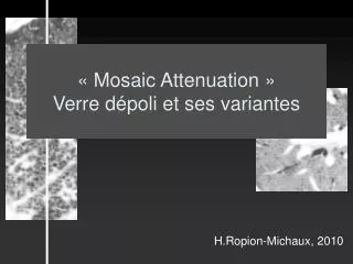 h ropion michaux 2010