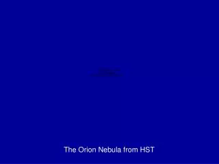 The Orion Nebula from HST