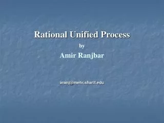 Rational Unified Process