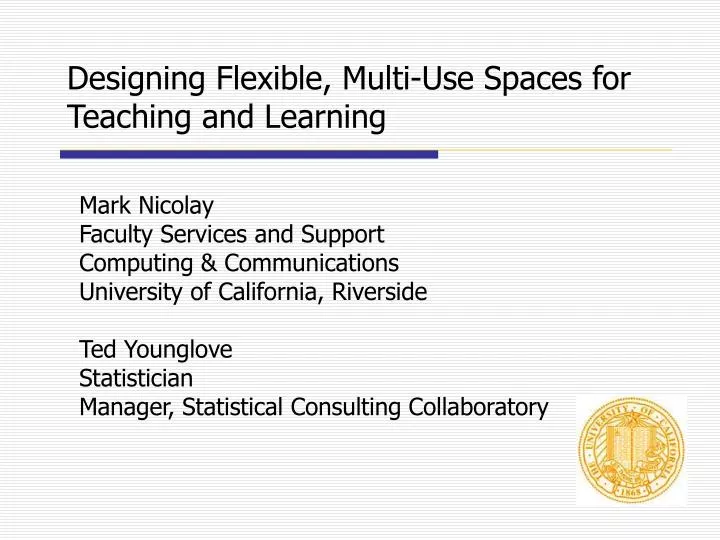 designing flexible multi use spaces for teaching and learning
