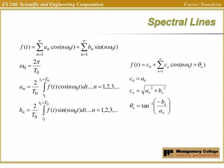 spectral lines