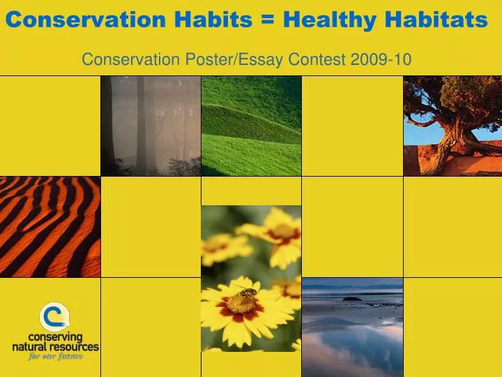 conservation habits healthy habitats