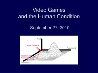 Video Games and the Human Condition