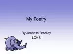 My Poetry - slide 1
