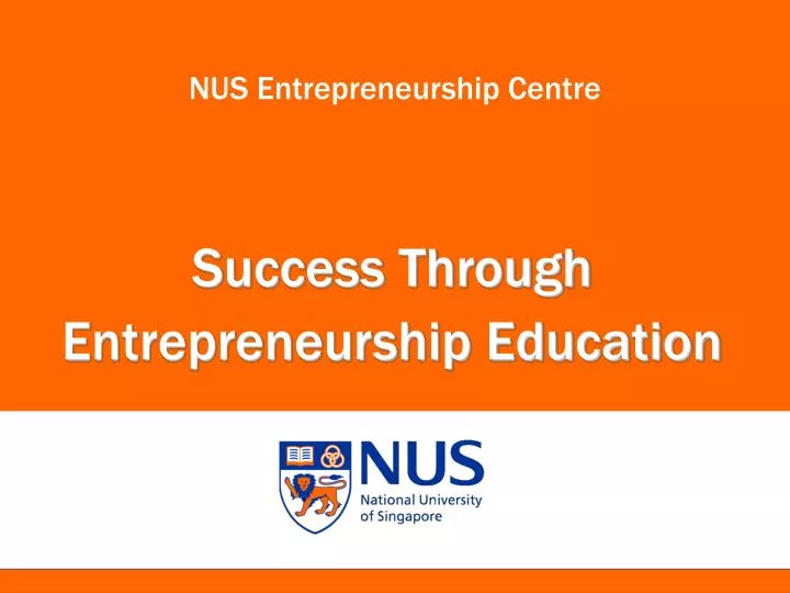 nus entrepreneurship centre