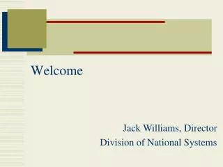 Welcome