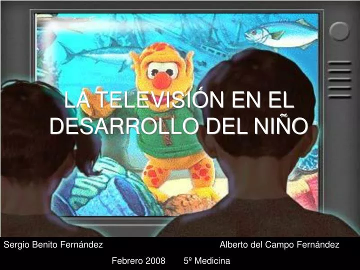 la televisi n en el desarrollo del ni o