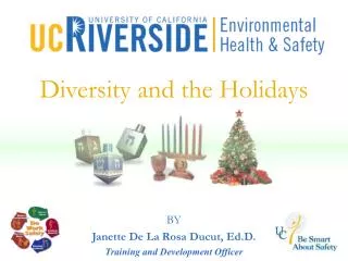 Diversity and the Holidays