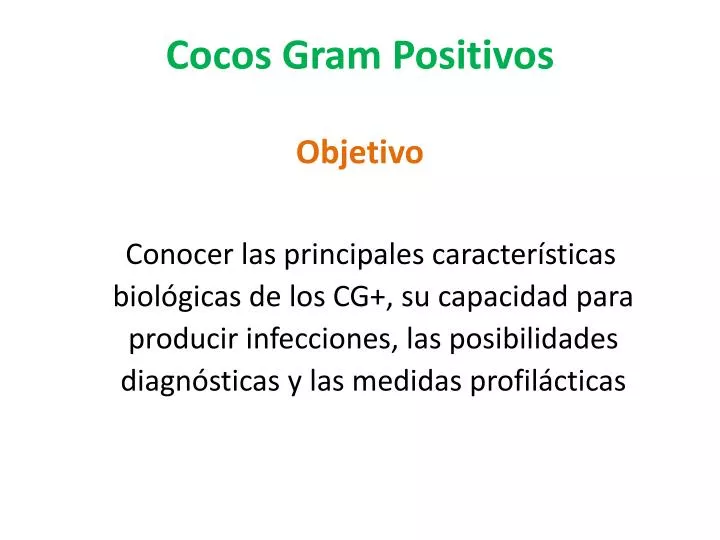 cocos gram positivos
