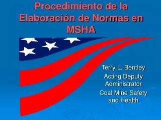 procedimiento de la elaboraci n de normas en msha