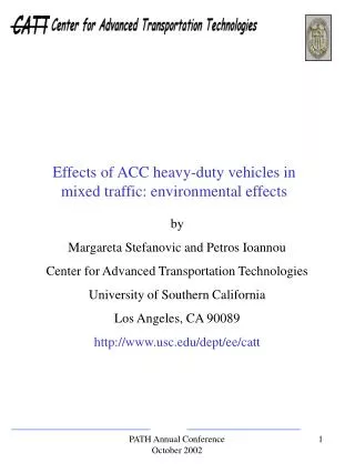 Effects of ACC heavy-duty vehicles in mixed traffic: environmental effects