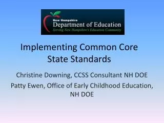 Implementing Common Core State Standards